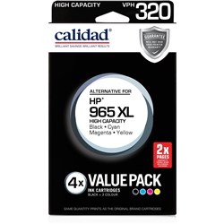 Calidad Ink Cartridge for HP 965 XL (4 Pack/BCMY)