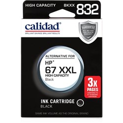Calidad Ink Cartridge for HP 67 XXL (Black)
