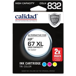 Calidad Ink Cartridge for HP 67 XL (Tri Colour)