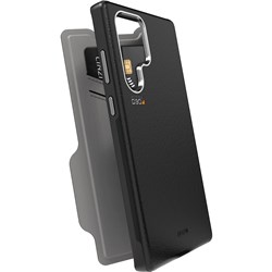 EFM Monaco Wallet Case with D3O for Galaxy S22 Ultra (Black)