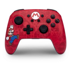 PowerA Enhanced Wireless Controller for Nintendo Switch (Here We Go Mario)