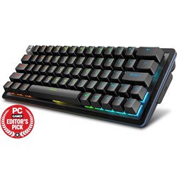 MOUNTAIN Everest 60 Mechanical Gaming Keyboard (Linear 45 Speed Switch) Black)