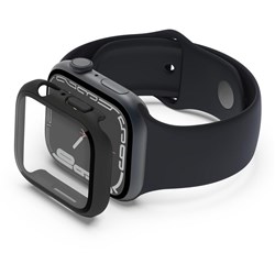 Belkin Tempered Glass Screen Protector for Apple Watch 45mm (Black)
