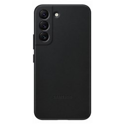 Samsung Leather Cover for Galaxy S22 (Black)