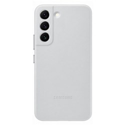 Samsung Leather Cover for Galaxy S22 (Light Grey)