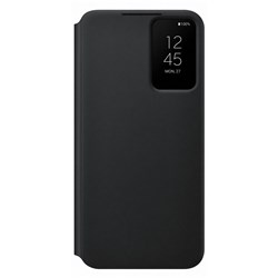 Samsung Smart Clear View Cover for Samsung S22  (Black)