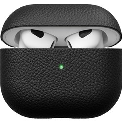 KeyBudz Artisan Series Leather Case for AirPods 3 (Black)