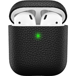KeyBudz Artisan Series Leather Case for AirPods (Black)