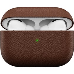 KeyBudz Artisan Series Leather Case for AirPods Pro (Natural Brown)