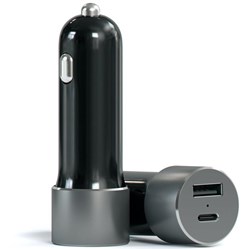 Satechi 72W USB-C and USB-A Car Chager (Space Grey)