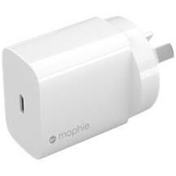 Mophie 30W GaN USB-C Power Adapter (White)