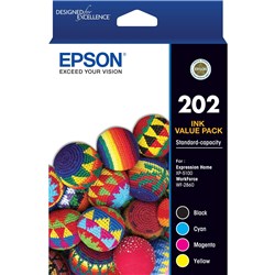 Epson 202 Standard Capacity Ink Cartridge (Value Pack)