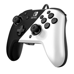 Faceoff Controller Deluxe for Nintendo Switch (Black/White)