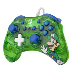 Rock Candy Wired Controller for Nintendo Switch Luigi Green