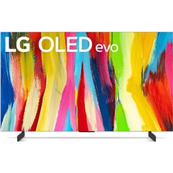 LG C2 42' Self Lit OLED EVO 4K Ultra HD Smart TV [2022]