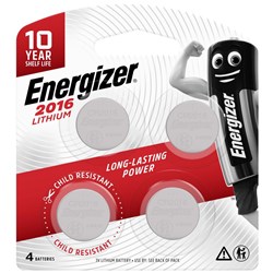 Energizer Lithium 2016 Coin Battery (4pk)