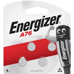Energizer Alkaline A76 Coin Battery (4pk)