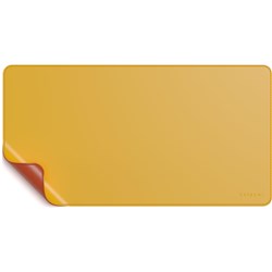 Satechi Eco Leather Desk Mate Dual Sided Mouse Mat (Yellow/Orange)
