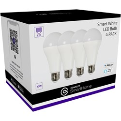 Connect Smart Bulb E27 White (4 Pack)