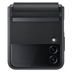 Samsung Flap Leather Cover for Galaxy Z Flip4 (Black)