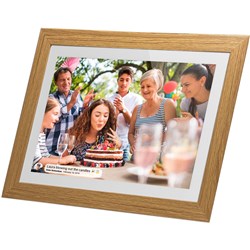Jackson Frameo Smart Photo Frame 10.1' (White Oak)