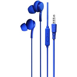 XCD Wired In-Ear headphones with In Line Call Answering (Navy)
