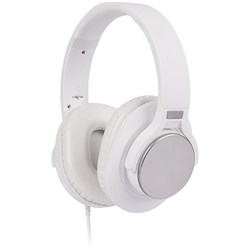 XCD Wired Foldable Over-Ear Headphones (White)