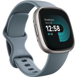 Fitbit Versa 4 (Waterfall Blue/Platinum Aluminium) [2022]