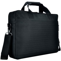 Flea Market Manhattan 15.6' Laptop Shoulder Briefcase Bag (Black)
