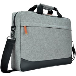 Flea Market Manhattan 15.6' Laptop Shoulder Briefcase Bag (Grey)