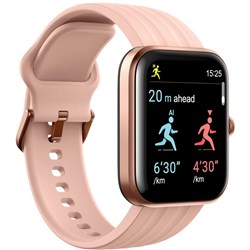 Ryze EVO Fitness & Wellbeing Smart Watch with Alex (Rose Gold/Pink)