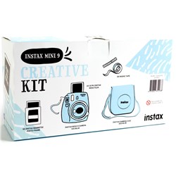Fujifilm Instax Mini 9 Instant Camera Xmas Bundle (Ice Blue)