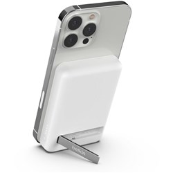 Belkin BoostUp Charge Magnetic Wireless Power Bank 5K + Stand (White)