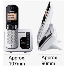 Panasonic KX-TGC223ALS Digital Cordless Answering System Triple Handset