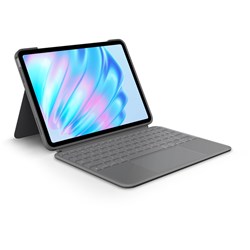 Logitech Combo Touch Keyboard Case for iPad Air 11' M4/M3/M2/5th/4th Gen (Oxford Grey)
