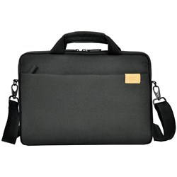 XCD Recycled 13.3' Slimline Laptop Briefcase Bag (Black)