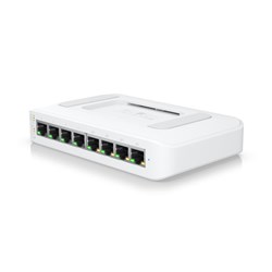 Ubiquiti USW-LITE-8-POE UniFi Switch USW-Lite-8-POE/4x PoE Output Ports/52W PoE Supply/Fanless/Wall Mount Kit Included