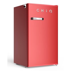 CHiQ CRSR089DR1 90L Retro Style Bar Fridge (Red)