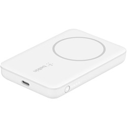 Belkin BoostUp Charge 2500mAH Magnetic Power Bank for iPhone 13/12 (White)