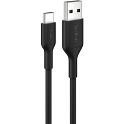 Belkin BoostCharge USB-A to USB-C Cable 15W 15cm (Black)