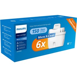 Philips 4-stage Micro X-Clean Jug Filter (6 Pack)