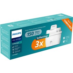 Philips Micro X-Clean Softening + Pitcher Filter (3 Pack)