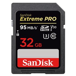 SanDisk Extreme Pro 32GB SDHC Memory Card