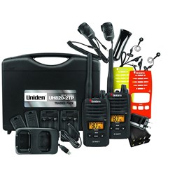 Uniden UH820S-2TP 80 Channels 2 Watt UHF Handheld Tradies Pack (Twin Pack)
