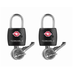Terminal 2 TSA Luggage Lock (2 Pack)
