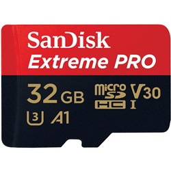SanDisk Extreme Pro MicroSD 32GB 95MB/s Memory Card