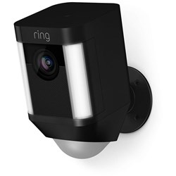 Ring Spotlight Wireless Security Camera (Black)