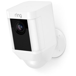 Ring Spotlight Wireless Security Camera (White)